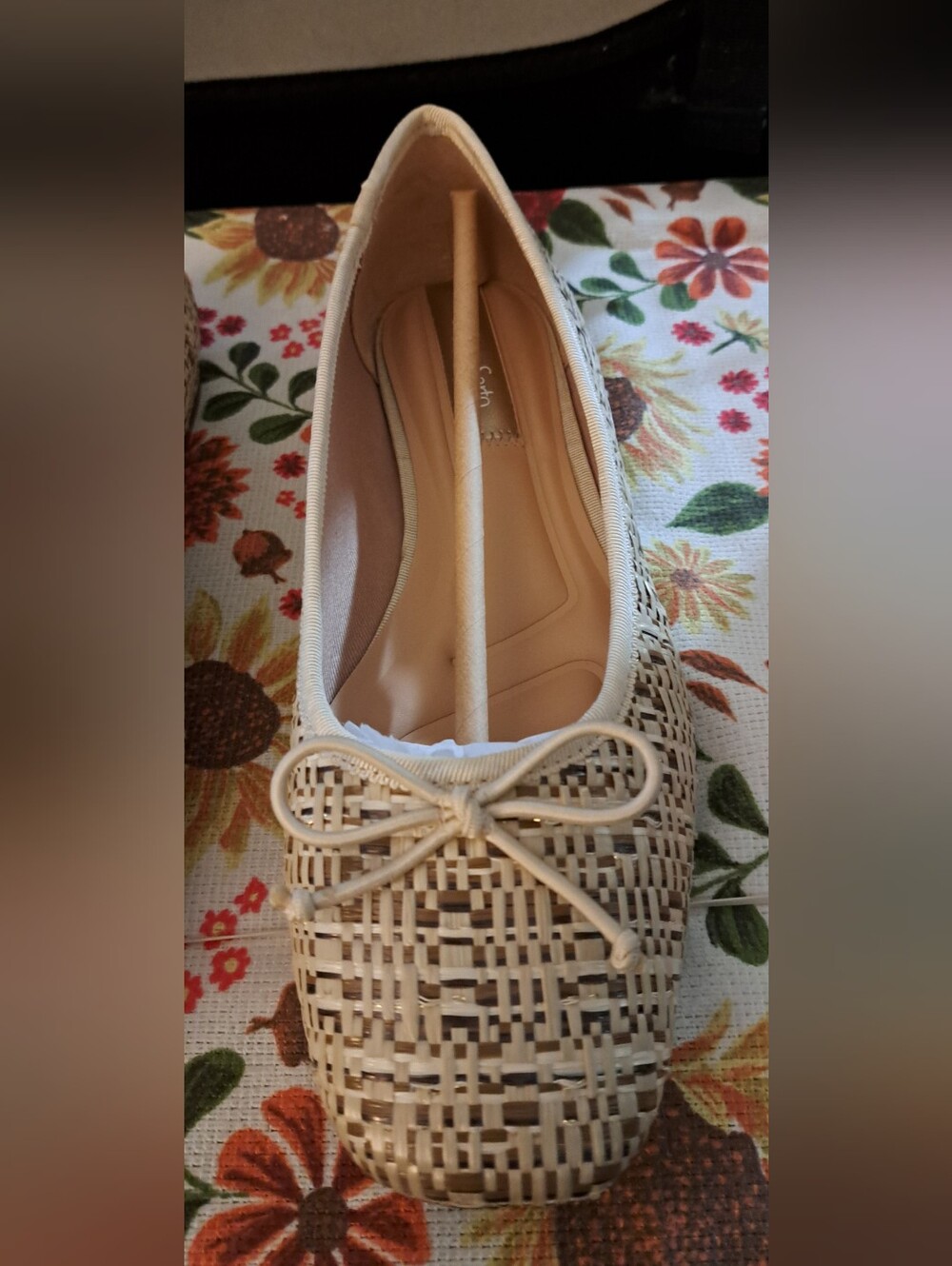 EILEEN FISHER abigail FLATS brand new BEIGE size 7.5 so Cute !!! - Picture 4 of 7